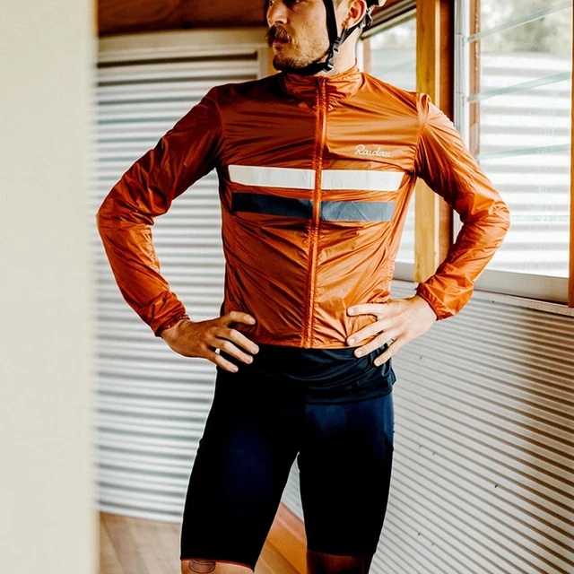 RAUDAX-Veste coupe-vent de cyclisme pour homme et femme, maillot