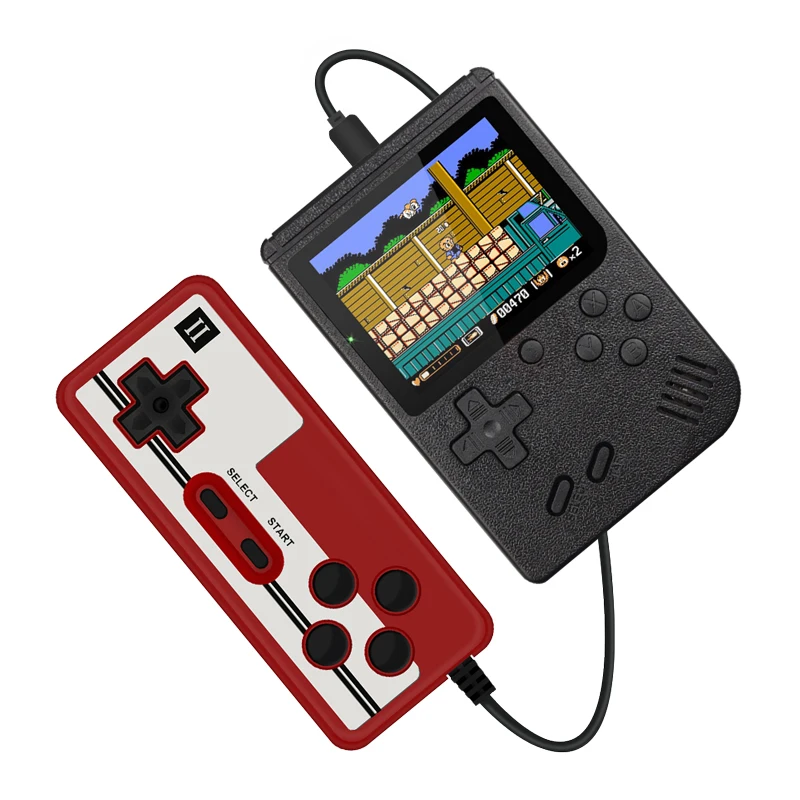 400 In 1 Portable Game Console Classic Retro Handheld Game Console Boy Handheld Game Gameboy 3.0 Inch LCD Screen Supports TV 