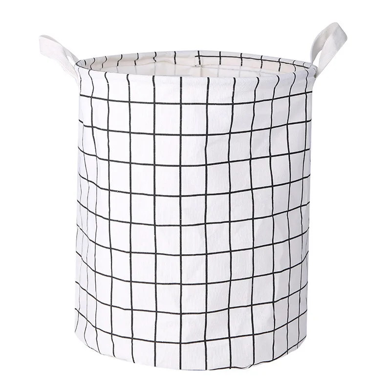 Dirty Clothes Basket Foldable Storage Basket For Dirty Clothes Waterproof Cotton And Linen Laundry Basket