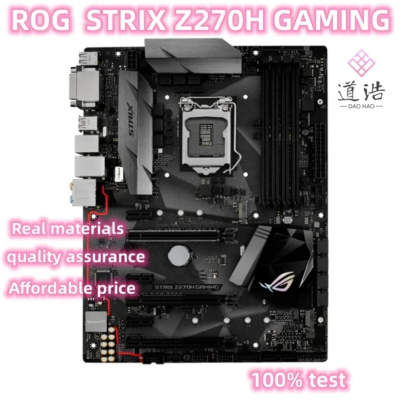 For ROG STRIX Z270H GAMING Motherboard 64GB M.2 DVI HDMI PCI-E3.0 LGA 1151 DDR4 ATX Z270 Mainboard 100% Tested Fully Work 4 For ROG STRIX Z270H GAMING Motherboard 64GB M.2 DVI HDMI PCI-E3.0 LGA 1151 DDR4 ATX Z270 Mainboard 100% Tested Fully Work - Image 2
