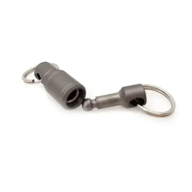 Titanium Rotate Buckle Portable Multifunctional EDC Tool Keyring