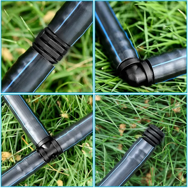 20 Mm 3/4 "Pe Csőcsatlakozók Kerti Vízi Csepegtető Öntözőcső Cső Tömlő Csatlakozó Öntözési Rendszer Ízületek Póló Könyök Dugó 2Pcs - Image 4