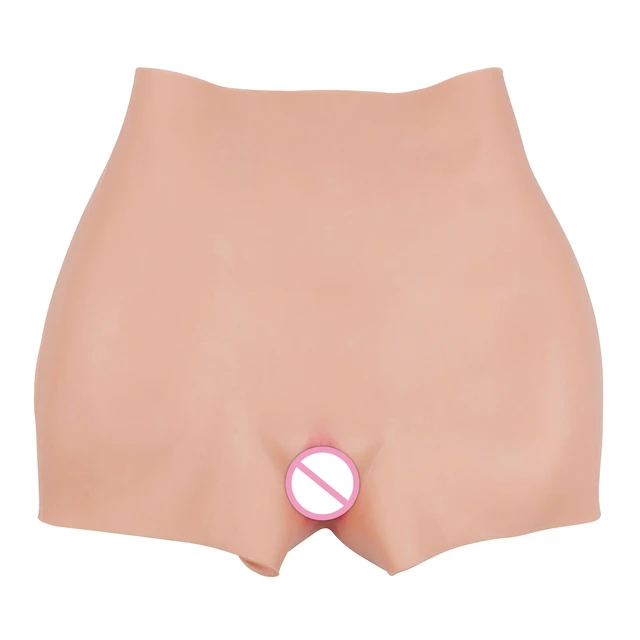 Silicone Vagina Panties Butt Lift Underwear Realistic Fake Pussy Boxer  Briefs Transgender Panty for Crossdresser