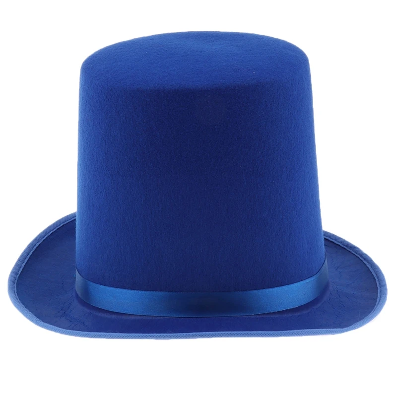 Magician Top Hat Black Top Hat Magician Performed Hat Jazz Stage Performances Bowler Top Hat Fancy Dress Costume