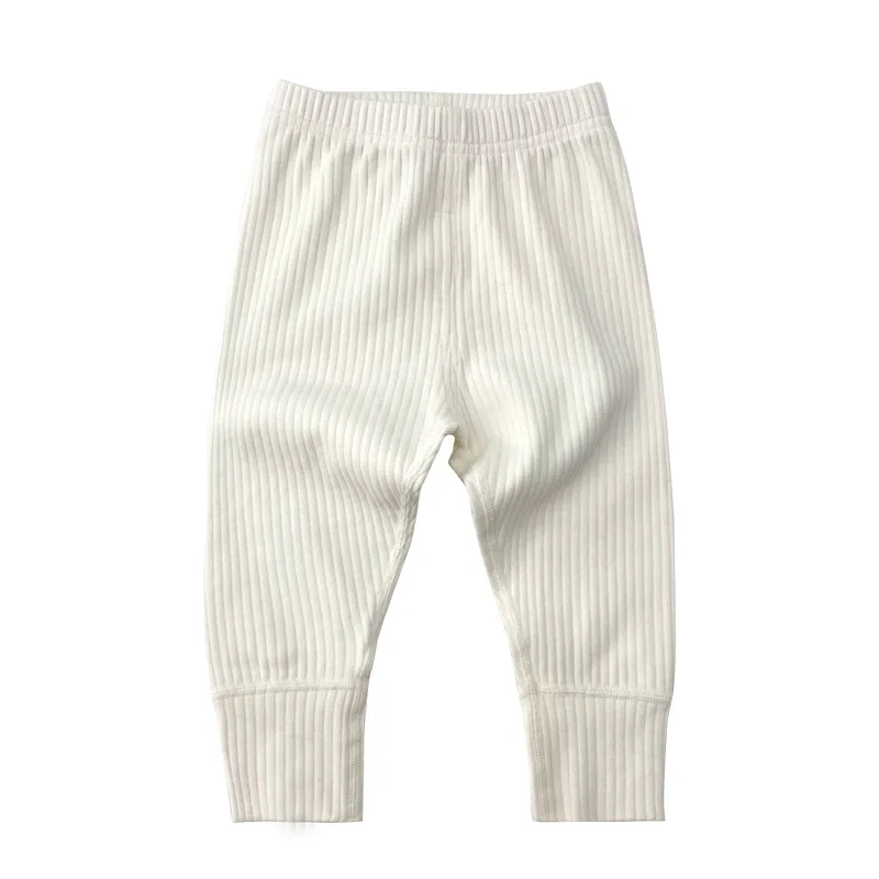 Cotton Pants Baby Trousers Newborn Baby Pants For Boys Girls Clothing Solid Cotton Stretch Pants Baby High Waist Trousers Toddler Costume Infant PP