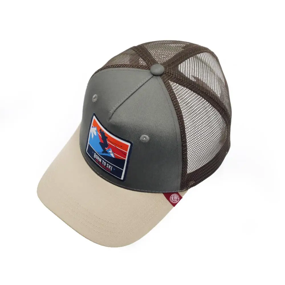 Trucker cap Born to Ski Green The 