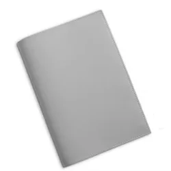 Elegant Korean Pu Leather Book Cover (Grey)
