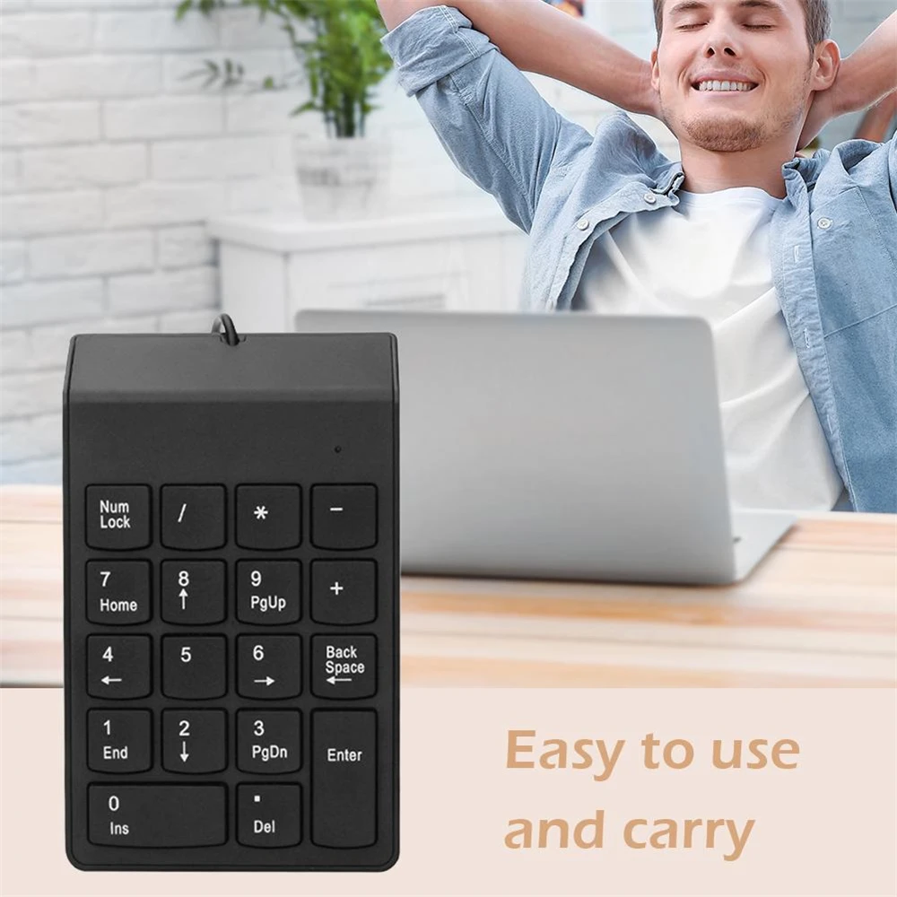 Small Size 2.4GHz USB Wireless Numeric Keypad Numpad 18 Keys Digital Keyboard For Bank Accounting Teller Laptop Notebook Tablets