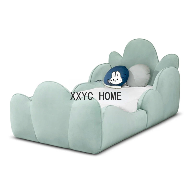 

Индивидуальная одинарная двуспальная кровать из скандинавской ткани