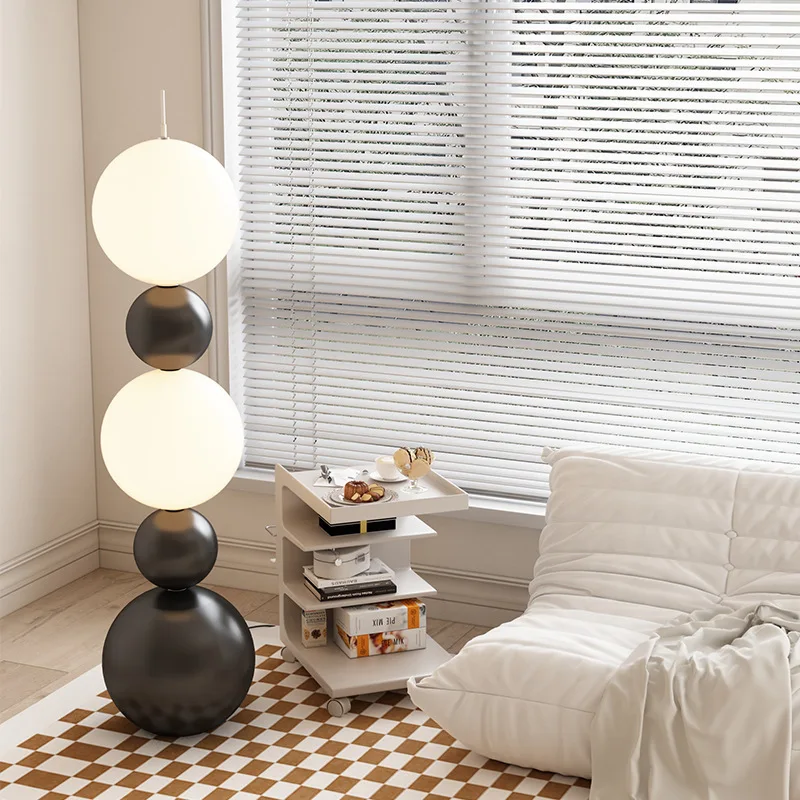 

Nordic Led Floor Lamp Gourd Shape Italian Designer Lighting for Living Room Bedroom Sofa Stand Light Corner Lamp Decor