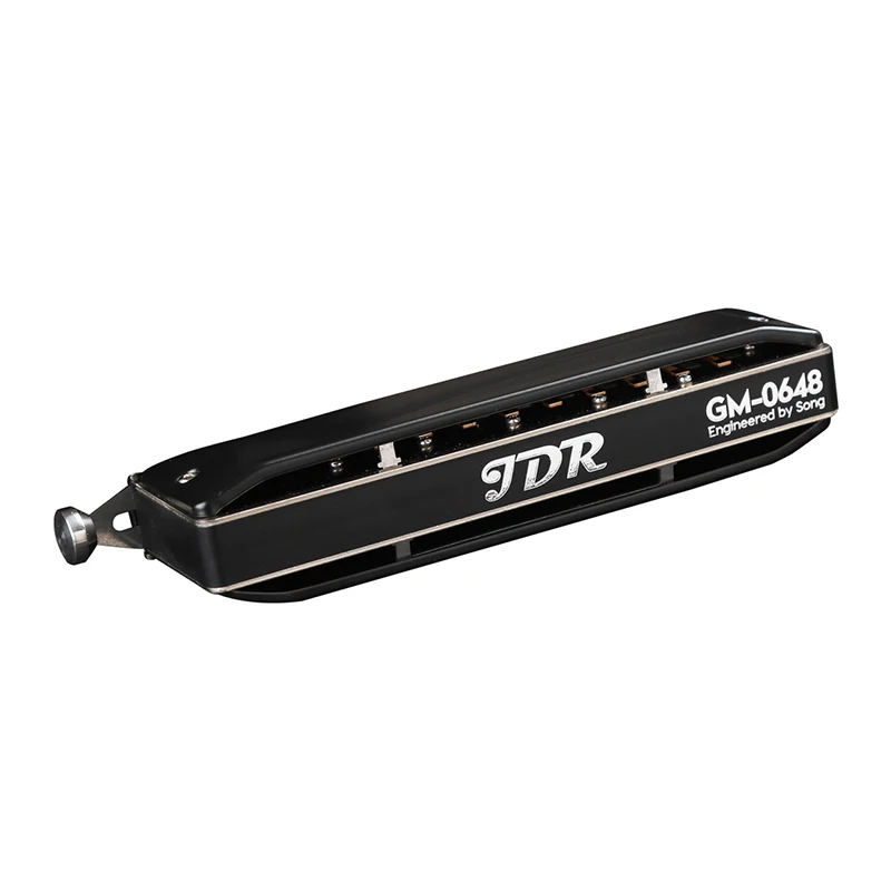 JDR GM0648 Chromatic Harmonica C Key 12-Hole 48 Tones Chromatic Mouth Organ Harp Key of C Professional Armonica Music Instrument