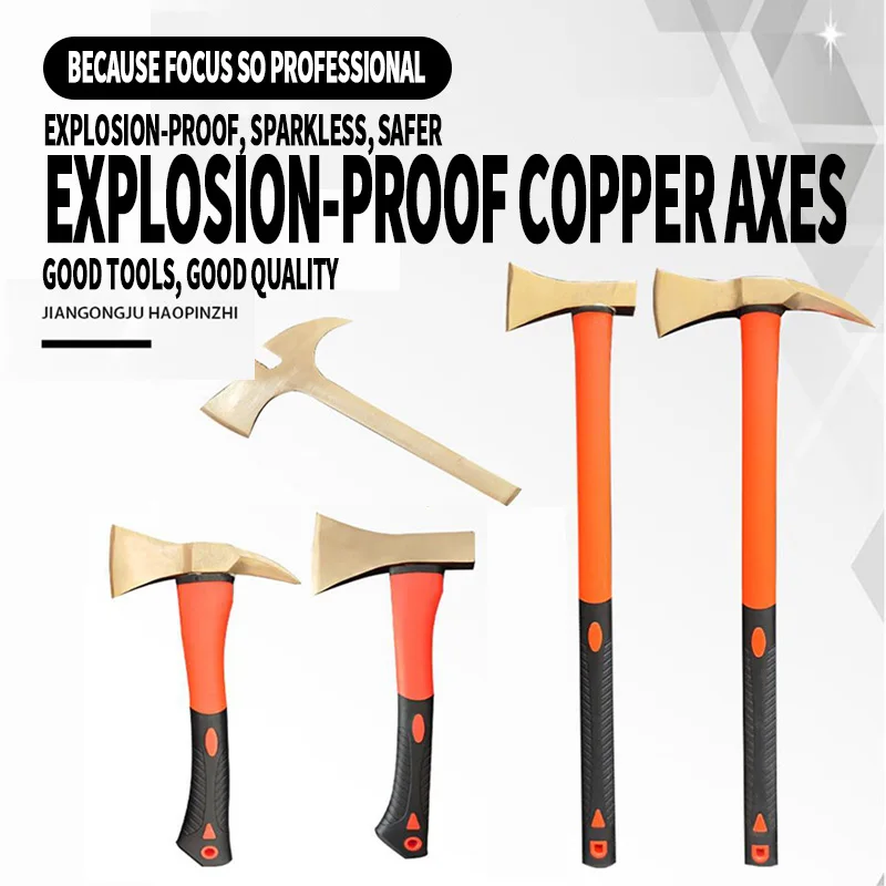 Axe For Fire Fighting Fireman Rescue Aluminum Bronze 2kg Waist Axe Firefighters Safety Hatchet Waist Hand Tool