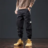 Men's Relaxed Fit Stretch Cargo Pant with Multi-pocket High Street Straight Tube Loose Outdoor Hiking Jogger Work Sweatpants 1