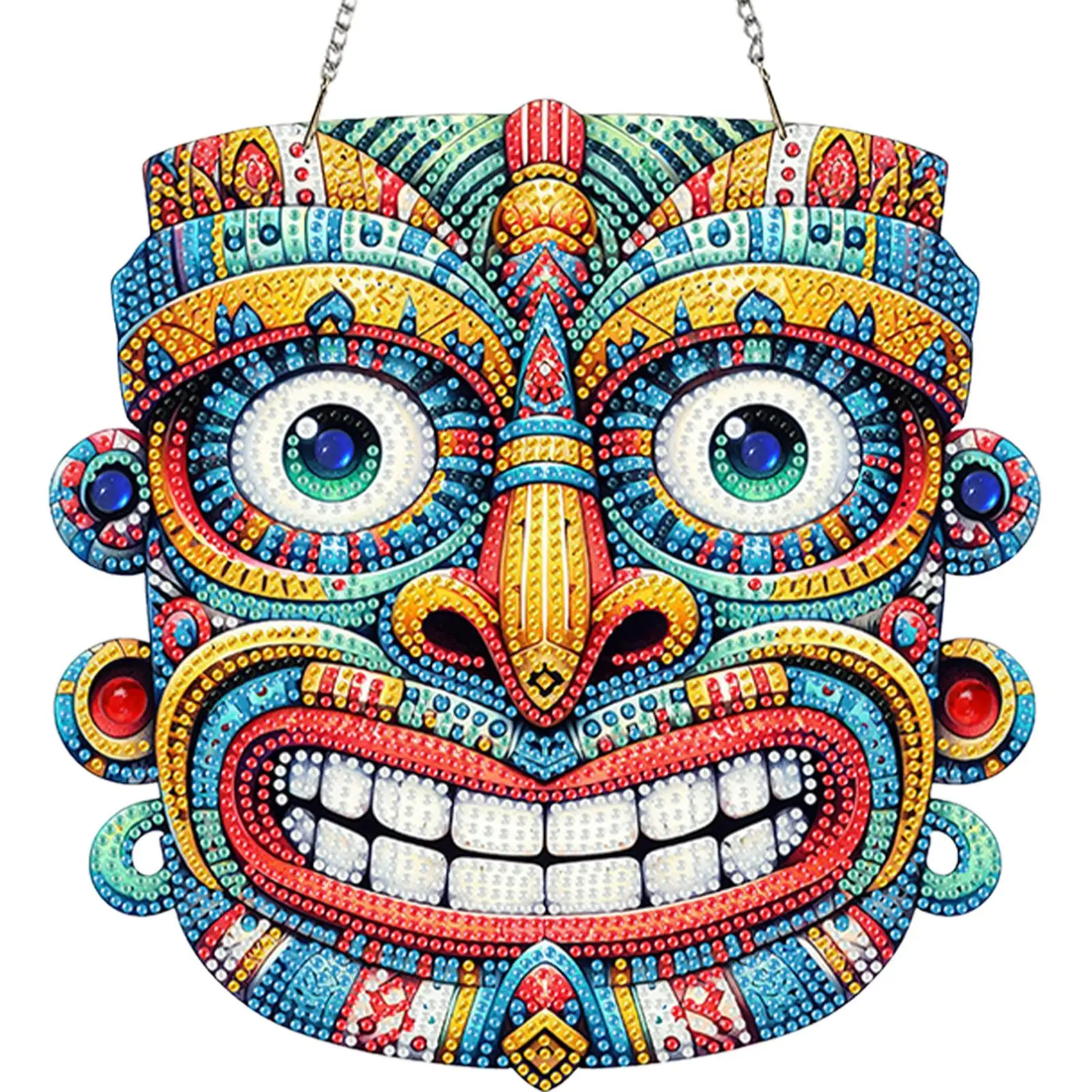 Acrylic Special Shaped Abstract Pattern 5D DIY Diamond Art Hanging Decorations Rhinestone Diamond Art Window Pendants for Adults