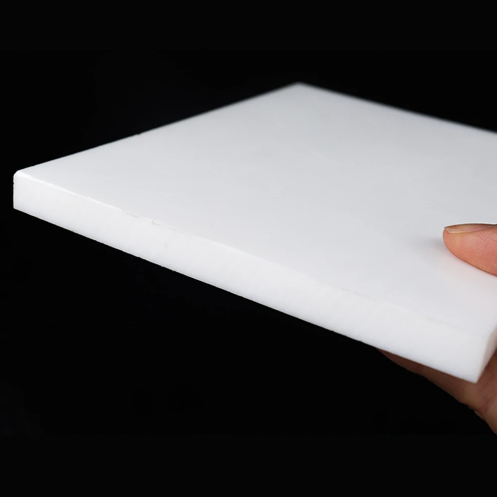 PTFE Sheet, 0.5/1/2/3/4/5/6/8/10mm Thickness PTFE Sheet PTFE Plate PTFE  Board Block Polytef Plate Anti-Corrosion Machining Model (Color :  100x100mm