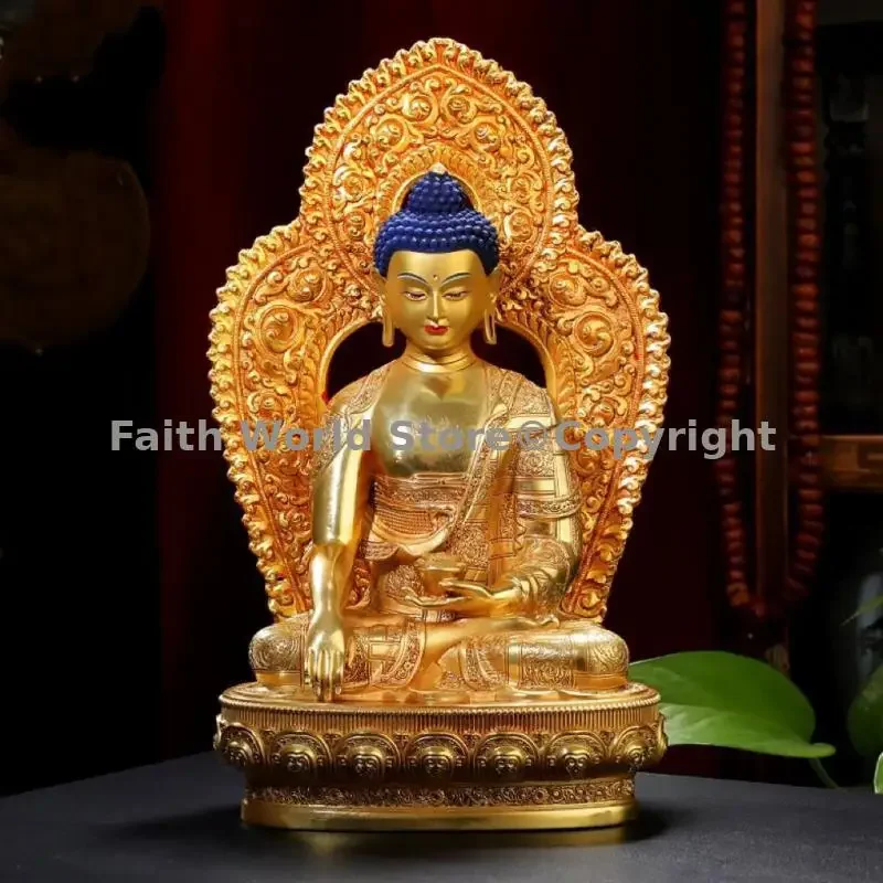 gute Boutique-Buddha-Statue Jambhala tara Bodhisattva Manjusri Shakyamuni Phra Kring Vajrasattva Longevity Buddha-Hintergrundbeleuchtung – Detail 8