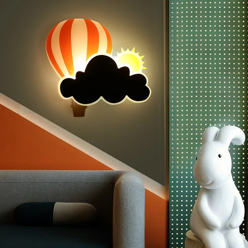

For Aisle Bedside Child bedroom indoor Lamps Stairway simile cloud Art design Sconces Wall decoration 8W 12W Cute Wall Light
