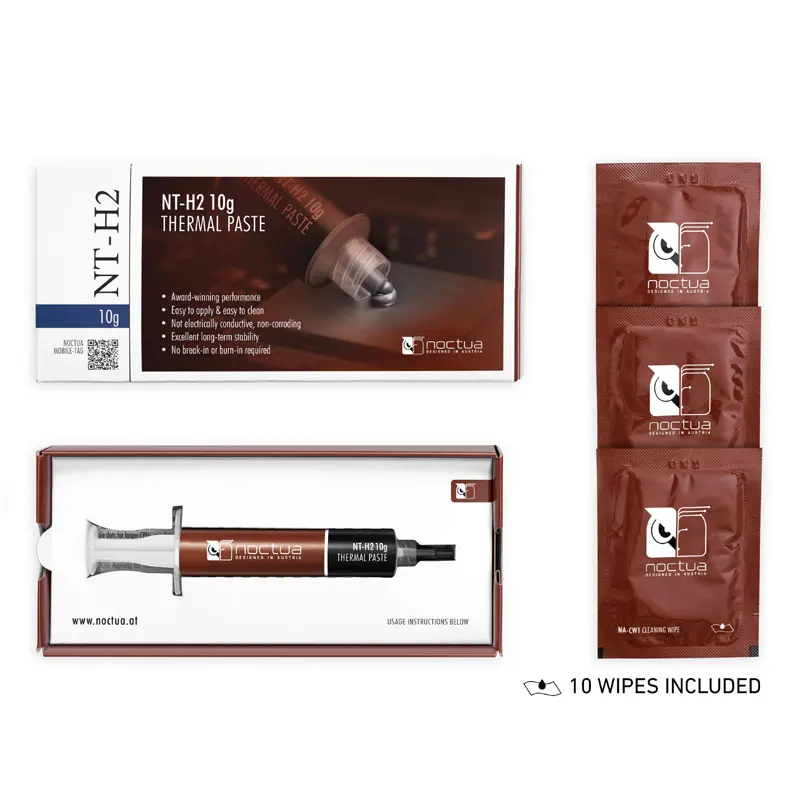 Noctua-graxa Condutiva Térmica para Gráficos Notebook Radiador Cpu Nt-h2 Nt-h1 3.5g 10g - Imagem 2