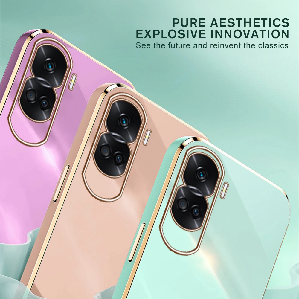 Silicone Phone Case For Honor 90 Lite 5G Soft Back Cover