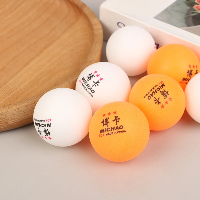 10Pcs 3 Star V40+ Table Tennis Balls New Material ABS Plastic Ping Pong Balls Table Profession Table Tennis Training Balls