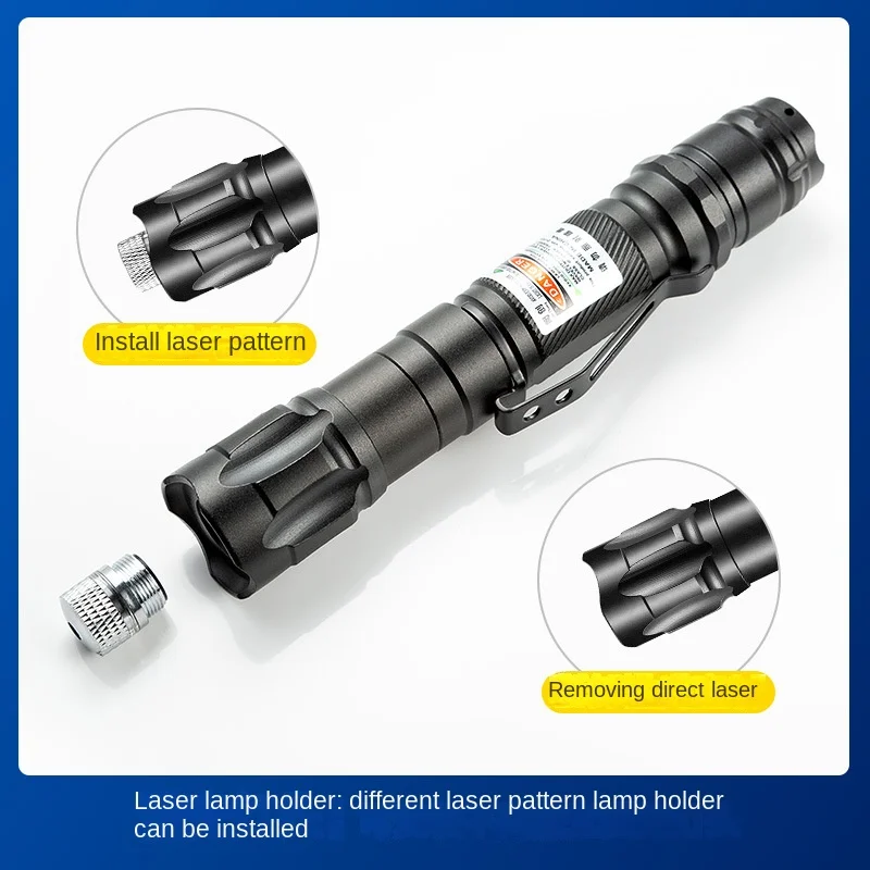 Adjustable Green Laser Pointer for Teaching & Pet Engagement