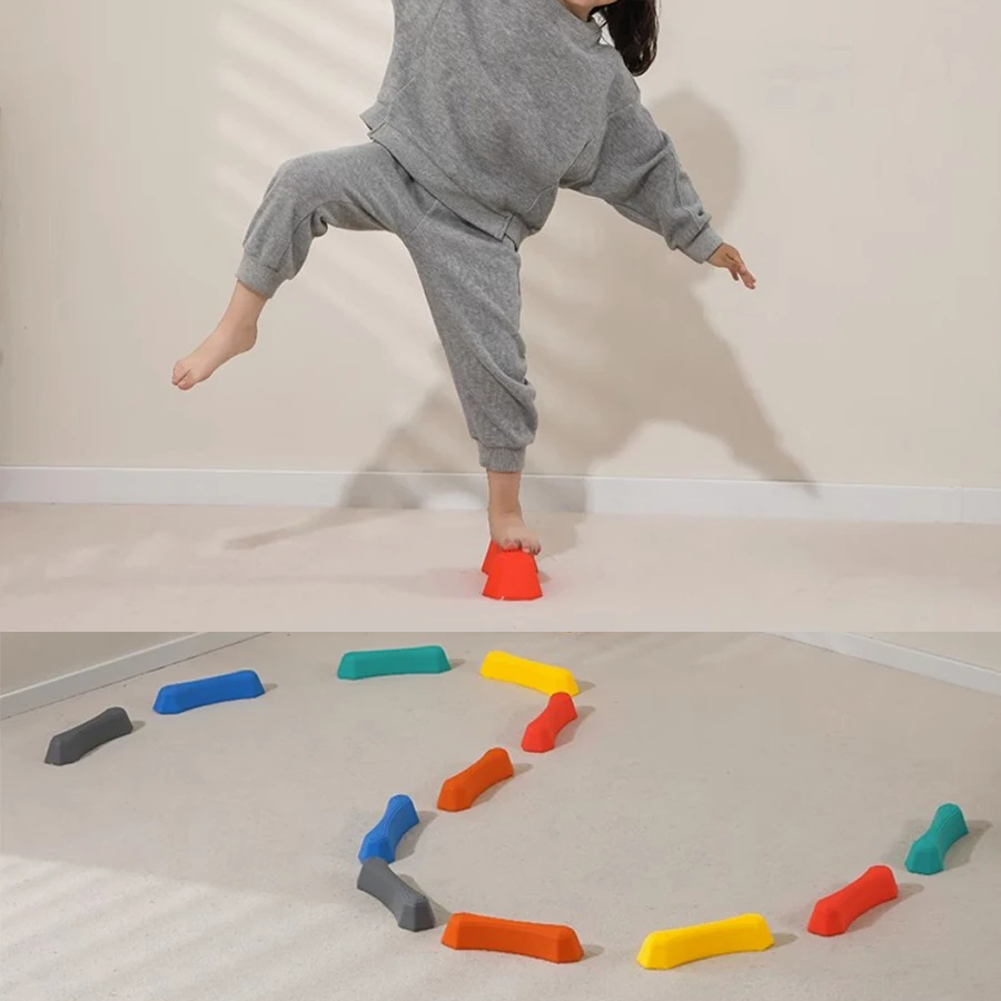 Set De 5 Piedras De Equilibrio Antideslizantes Apilables – Entrenamiento Infantil De Coordinación Y Motricidad