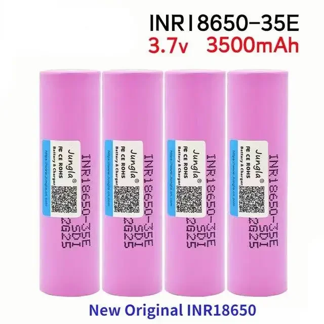 

Free ShippingNew Origineel Voor Samsung 18650 3500Mah 20A Ontlading INR18650 35E 1-100PCS 3.7V Li-Ion Oplaadbare Battery