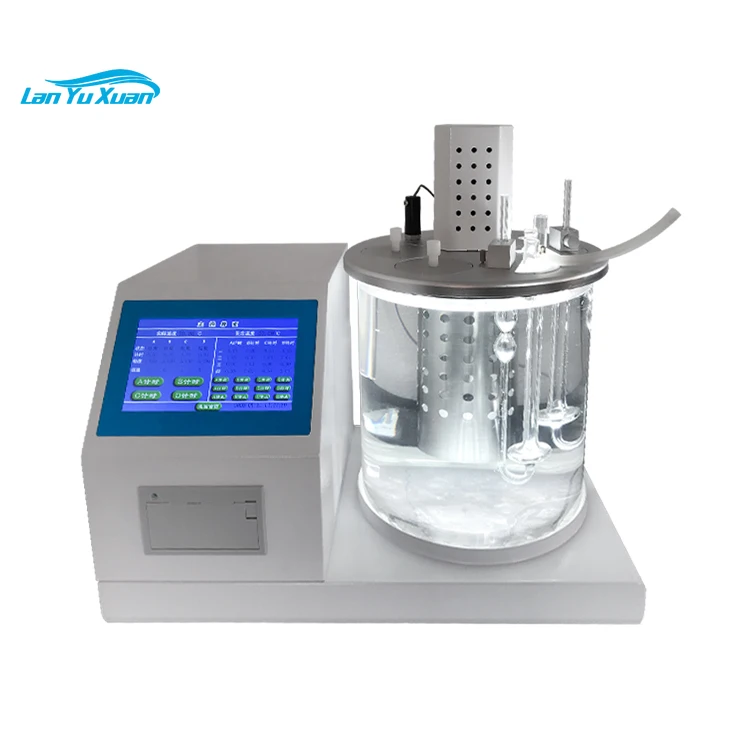 

High Quality Automatic Kinematic Viscometer Petroleum Products Viscosity Tester With Touch Screen