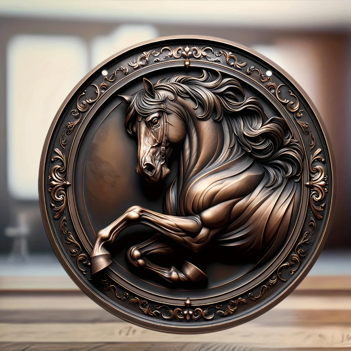 Cadeau Plus Plaque Métal Personnalisée - Gardez Le Portail Fermé Cheval