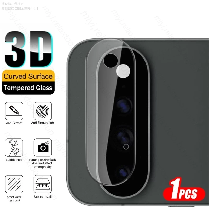 3-Pack 3D Clear Camera Protective Glass