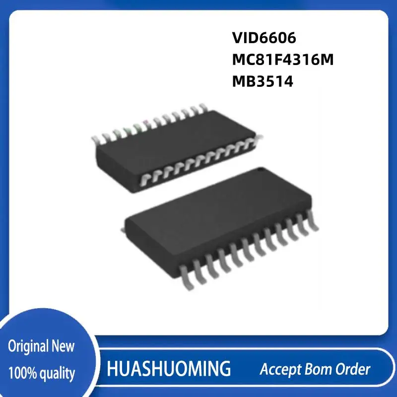 

10Pcs/Lot VID6606 VID-6606 6606 F4316MSF17 MC81F4316M MSF17 F4316M MC81F4316 MB3514 3514 SOP28