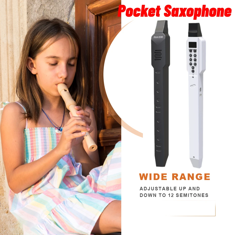 ElectronicWindSaxophone10TimbresElectronicFluteBuiltinBattery