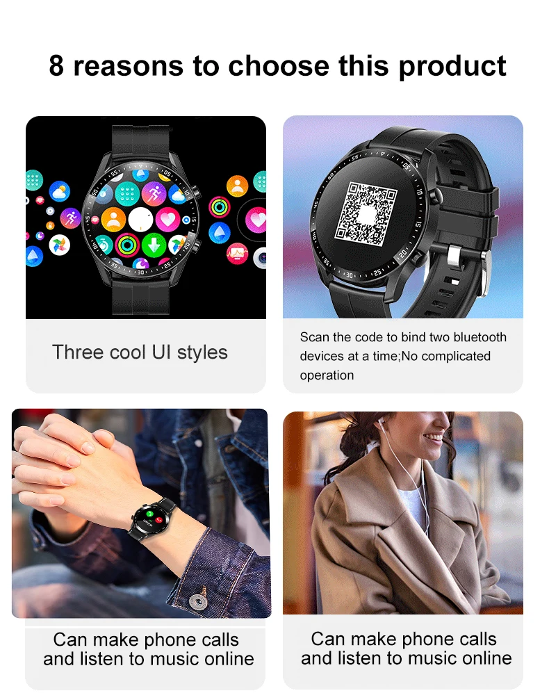 C300  ȭ Ʈ ġ  ƮϽ  ð  ո ð MYFULONN 2022 ο SmartWatch GT2 Androi