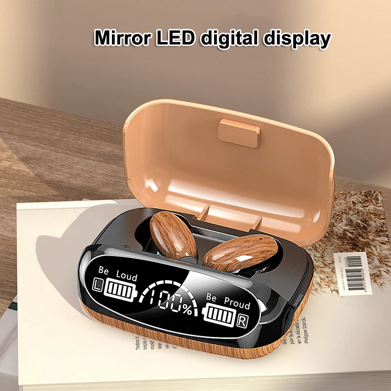 TWS    ̾ 5.2  ׷ ̾  Ʈ    HIFI ̴ Ϳ  ̷ LED ÷