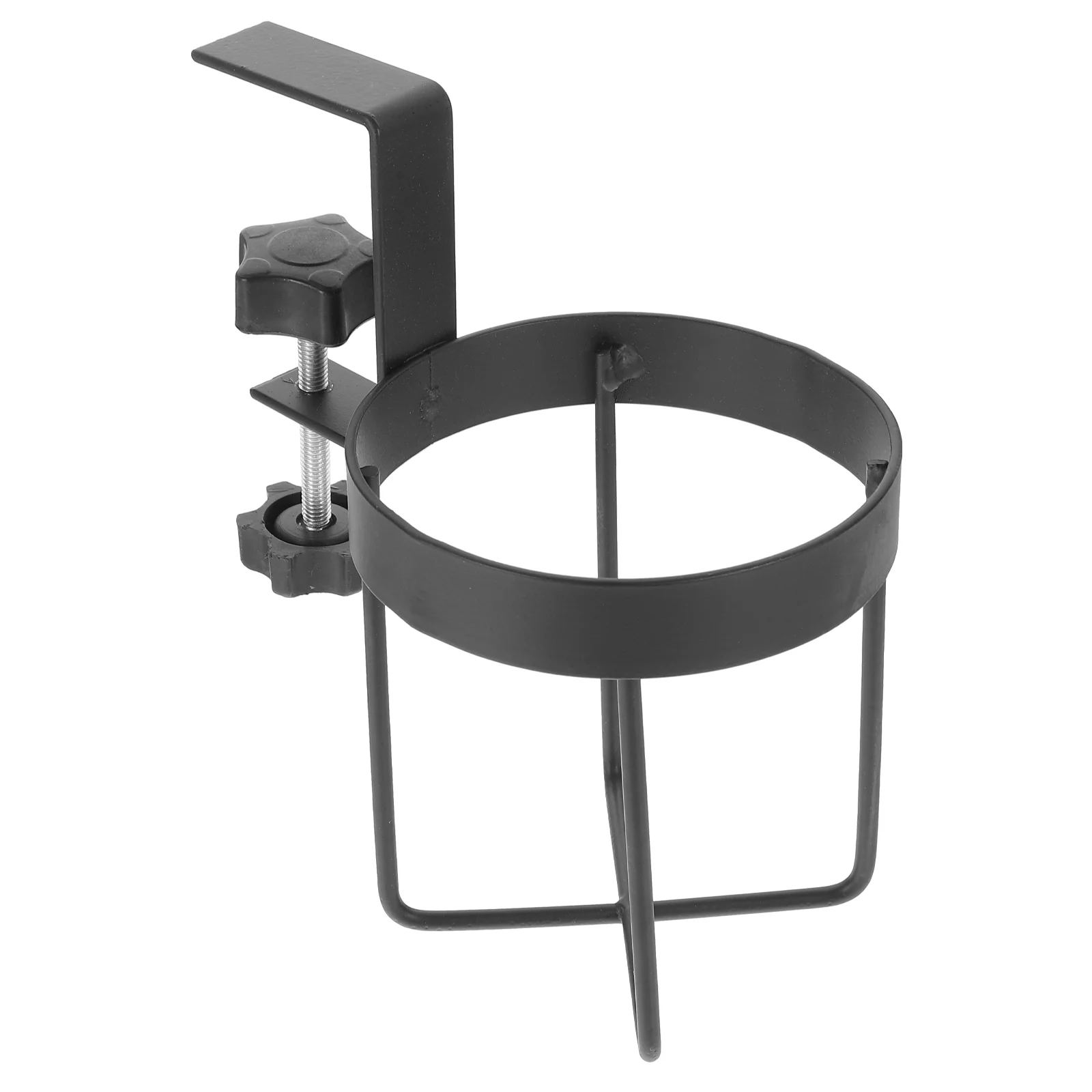 

Desk Storage Rack Coffee Mugs Cup Holder Water Glass Side Clip for Metal Beverage Office Car