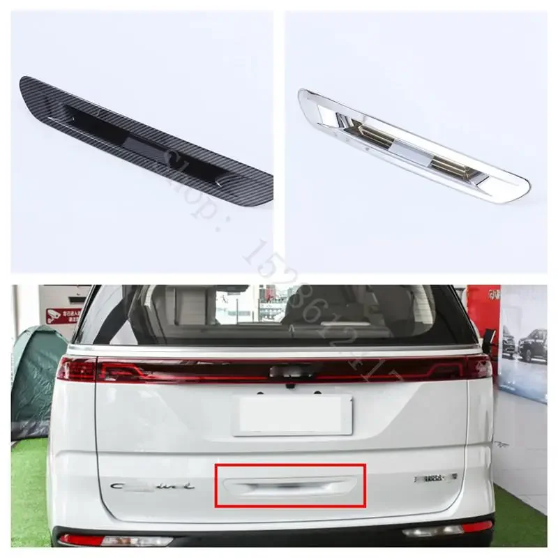 

For Kia Carnival Sedona KA4 2020 2021 2022 2023 Car Accessories ABS Rear Trunk Tailgate Door Handle Bowl Catch Cover Trim