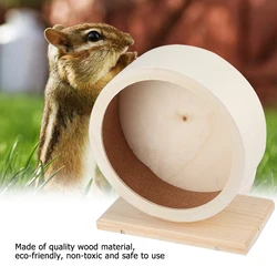 Deluxe Wooden Hamster Playhouse with Exercise Wheel - S