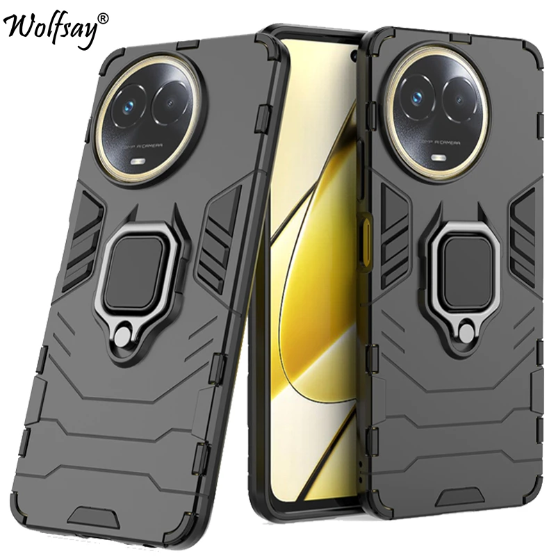 Durable Magnetic Armor Case with Stand - Shockproof Bumper Protection