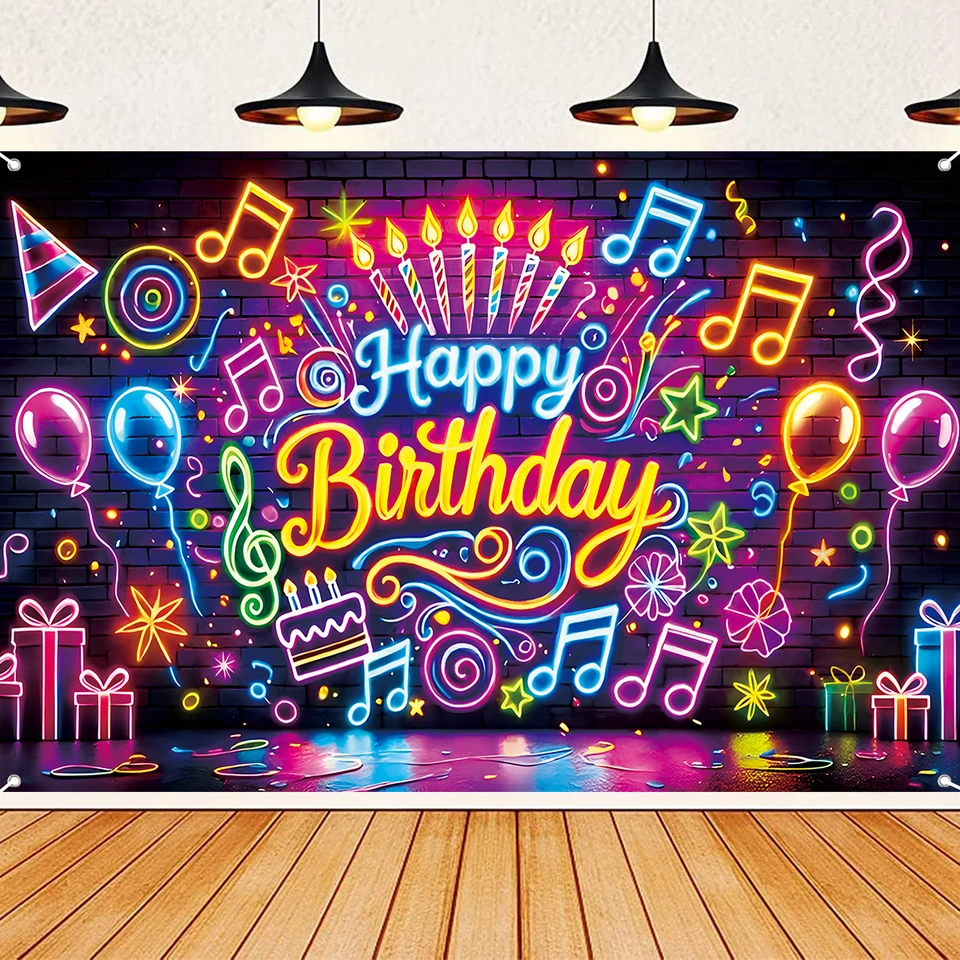 Décorations De Fête D'anniversaire En Forme De Vélo, Y Compris Bannière, Décorations De Gâteau