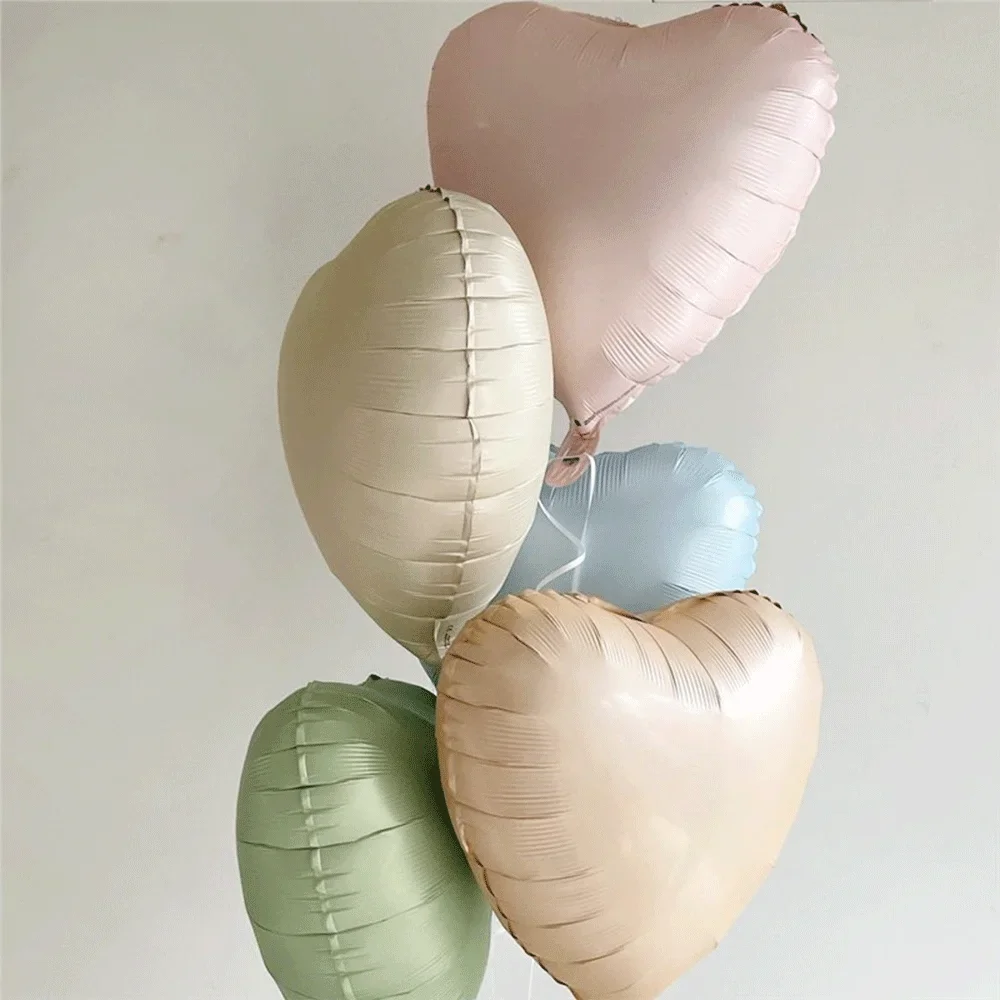1 Set 40 Zoll Creme-Grüne 1-9 Zahlen-Folienballons 18 Zoll Farbige Herzförmige Ballons für Kinder Erwachsene Mädchen Geburtstagsfeier Dekoration – Detail 6