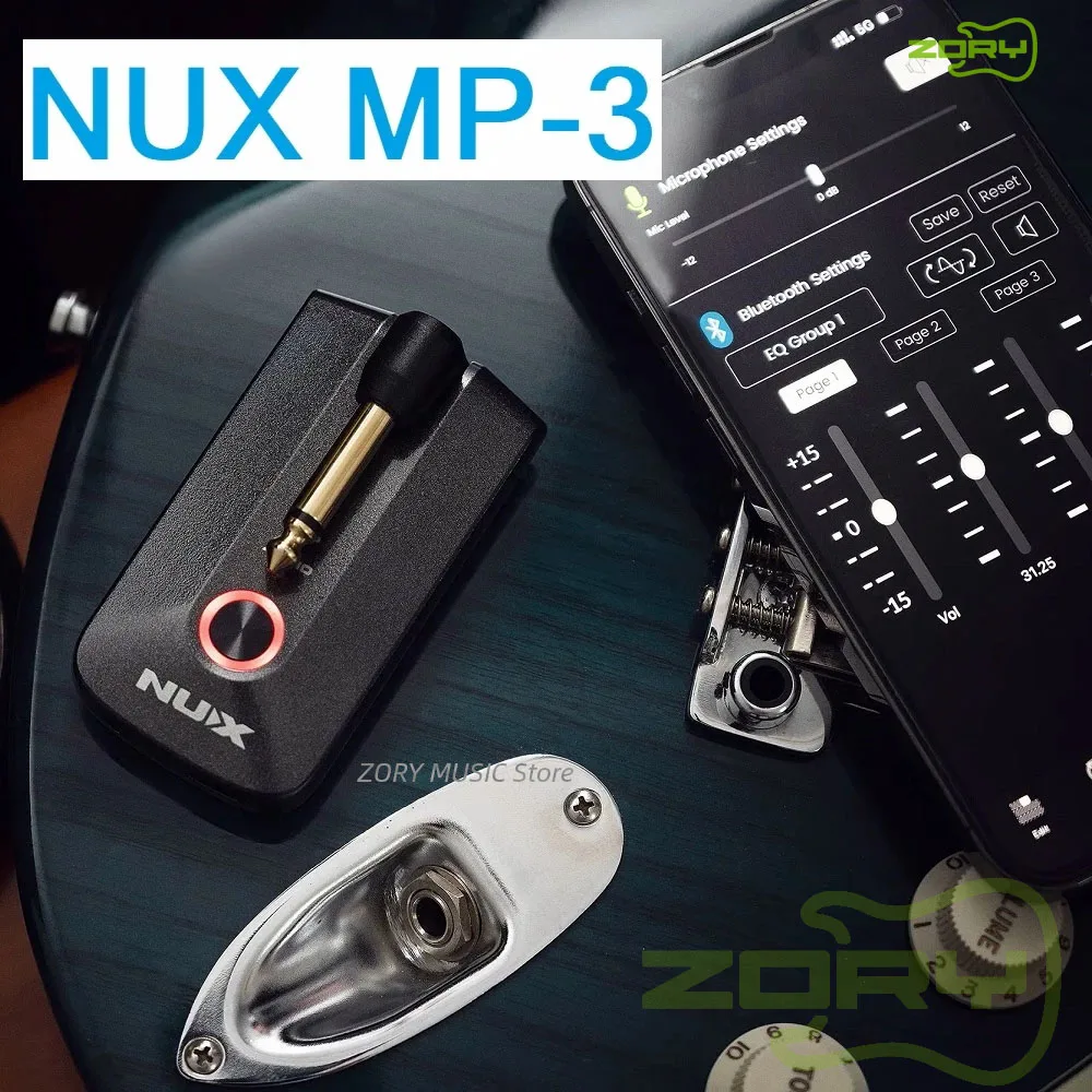 NUX Mighty Plug Pro Guitar & Bass Modeling Earphone Amplug w/Bluetooth