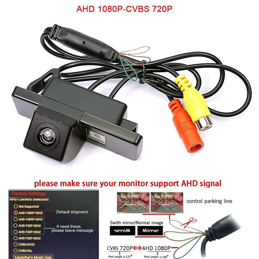 시트로엥 C4/C5 DS3 DS5 DS 5LS,C-Triomphe,C-Quatre(2c 해치백) lifan 520 AHD 1920*1080P 카메라용 다이나믹 카 리어 뷰 카메라