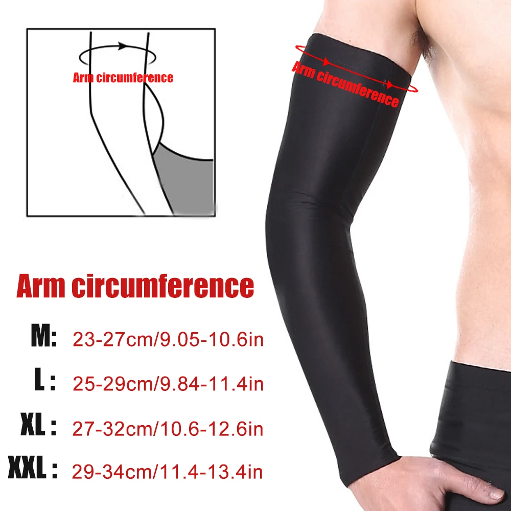 1 PCS Sports Arm Compression Sleeve Basketball Cycling Arm Warmer