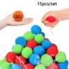 15PCS Reusable Sponge Water Balls Colorful  Adult Kids Sponge Water Bomb Splash Balloons Swimming Pool Summer Water Toy Games 1