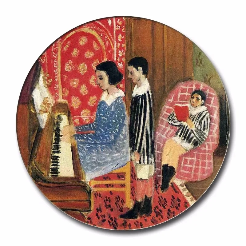Matisse's Oil Painting Works Decorative Plates,Living Room Walls,Light Luxury Creative Decorations,Restaurant Hanging Plat 5