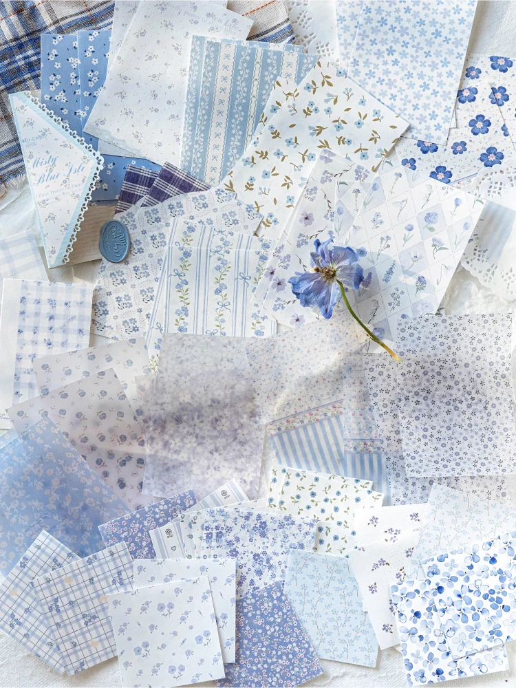 52 Stück Vintage-Papier im Multi-Style-Design, Retro-Schreibwaren, Schreibpapier, Junk-Journal-Etiketten, Scrapbooking-Materialien – Detail 9
