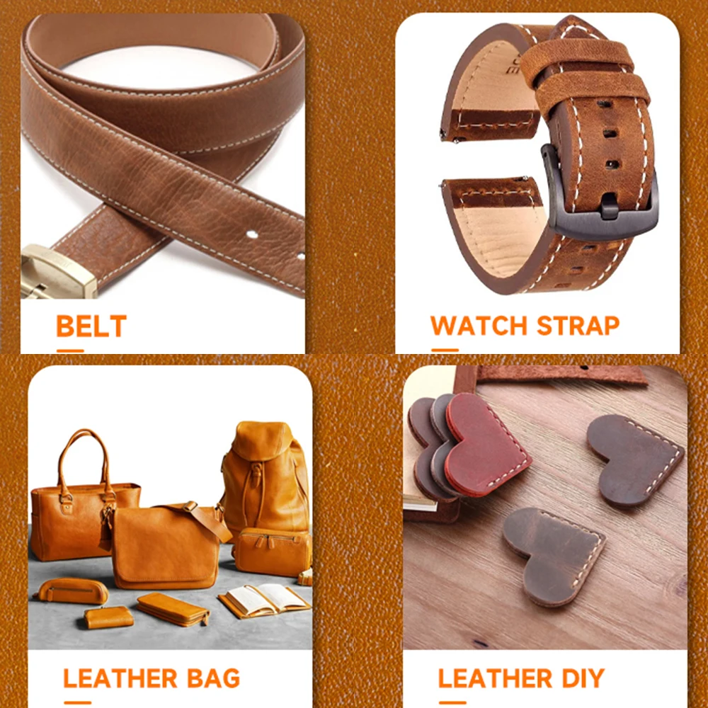 4/5/6MM Black Leather Stitching Sewing Punches 2+4+6 Prong Leather Craft Spacing Punch Accessories for Wallet Belt Hole Puncher