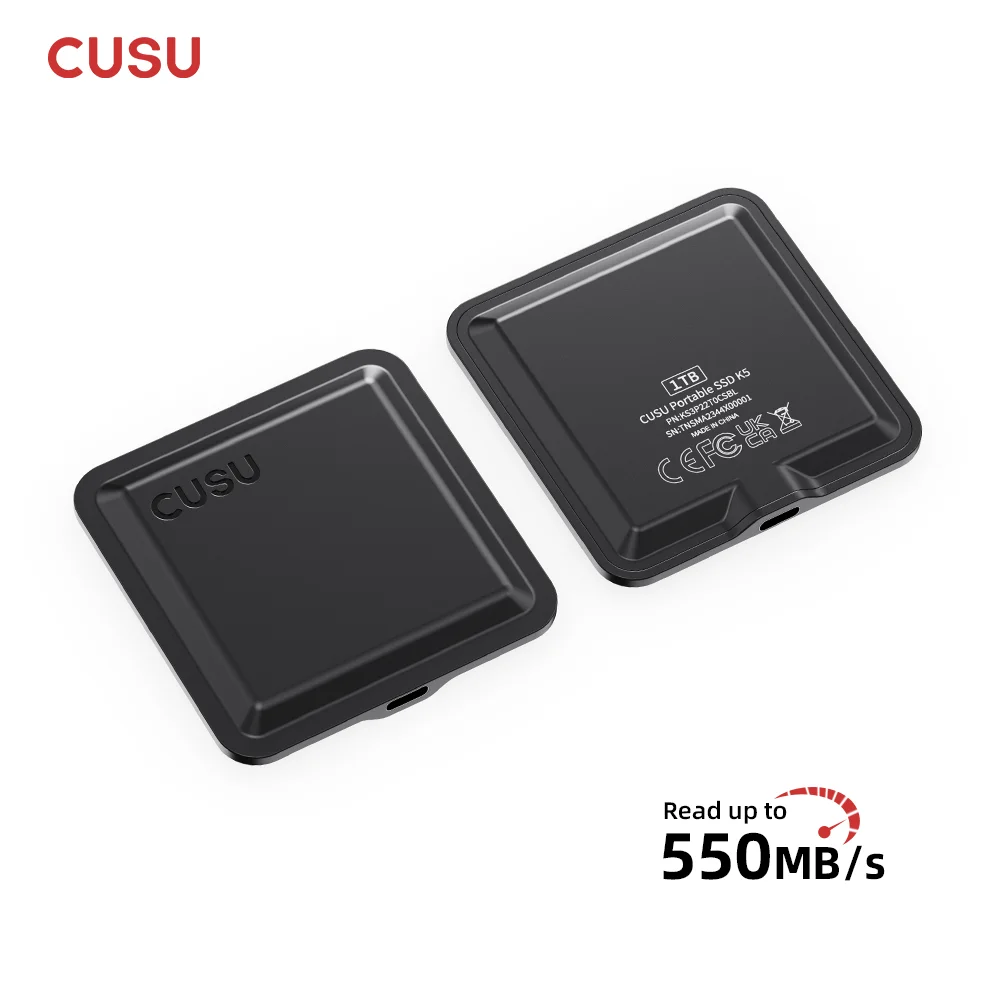 CUSU SSD 1 tb Portable Externo SSD 256GB 512GB 2TB SSD External Drive Hard Disk Type C USB3.2 Gen 2 for Laptop Phone