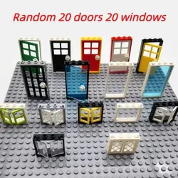Colorful Building Blocks Set for Creative Kids - Fun and Educational Construction Toys (20 doors 20 windows)