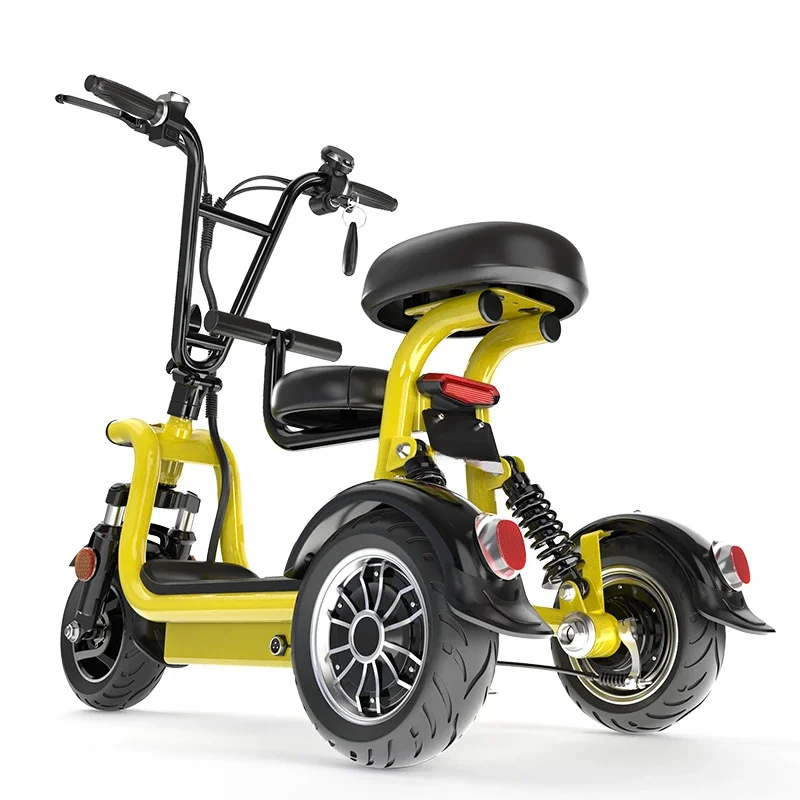 Scooter Elettrico Pieghevole A Tre Ruote Con Batteria Al Litio Per Bici Elettrica Pieghevole Oem